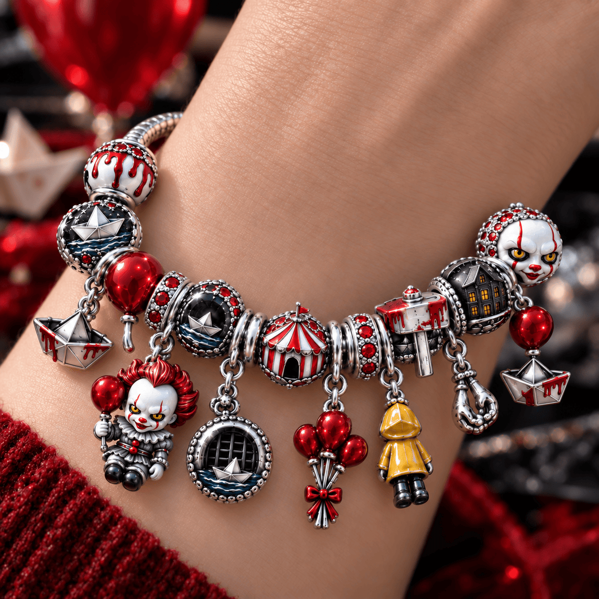 PNW Silver Charm Bracelet Set NTTB
